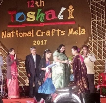 Felicitated at Toshali Mahatsav, Bhubeneshwar 2017